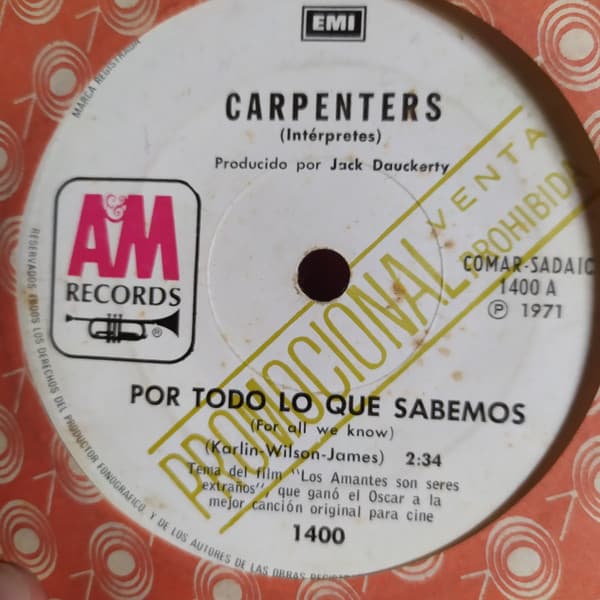 Carpenters — Por Todo Lo Que Sabemos