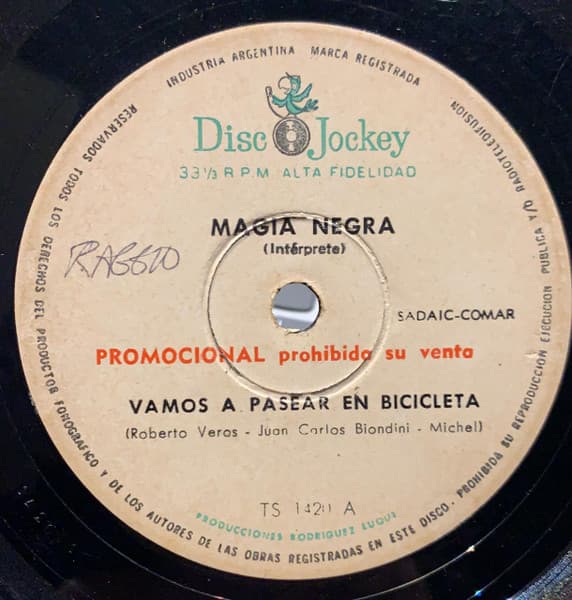 Magia Negra — Vamos A Pasear En Bicicleta / Chica Ping - Pong