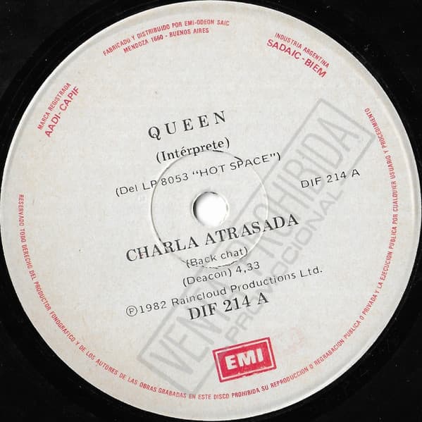 Queen — Back Chat