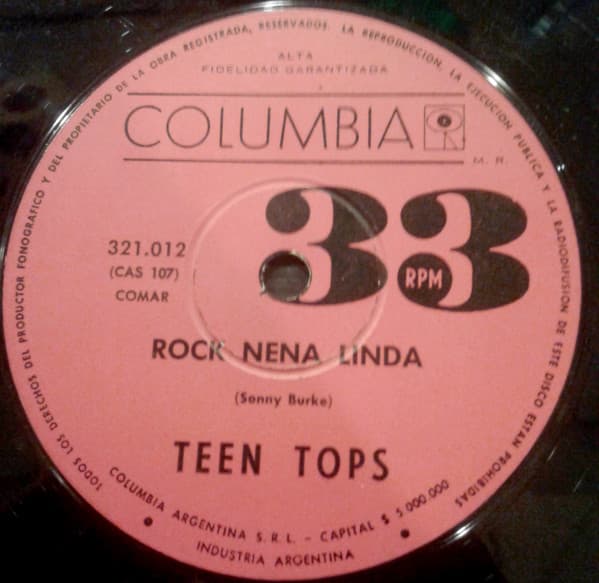 Los Teen Tops — Presumida / Rock Nena Linda