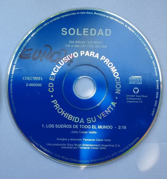Soledad — Los Sueños De Todo El Mundo