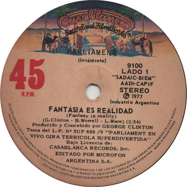 Parliament — Fantasy Is Reality
