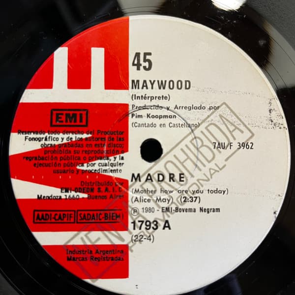 Maywood — Madre = Mother How Are You Today