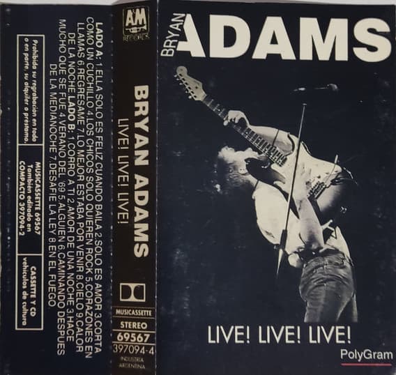 Bryan Adams — Live! Live! Live!