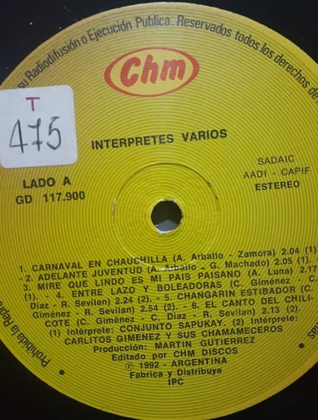 Various — CHM Intérpretes Varios