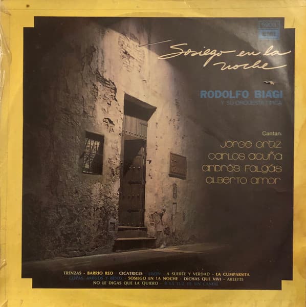 Rodolfo Biagi Y Su Orquesta Típica — Sosiego En La Noche