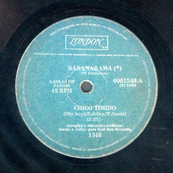 Bananarama — Chico Timido = Shy Boy
