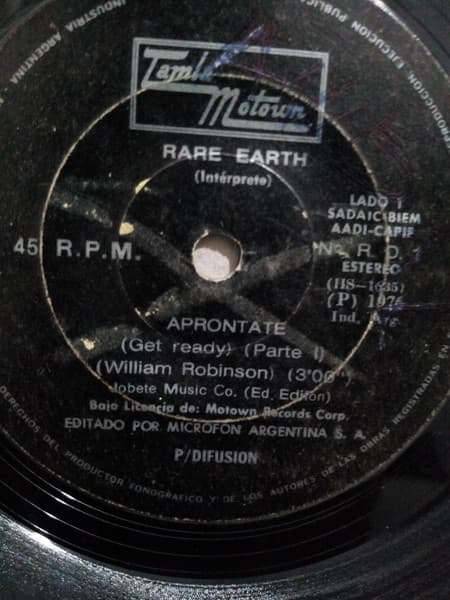 Rare Earth — Aprontate = Get Ready (Part I & II)