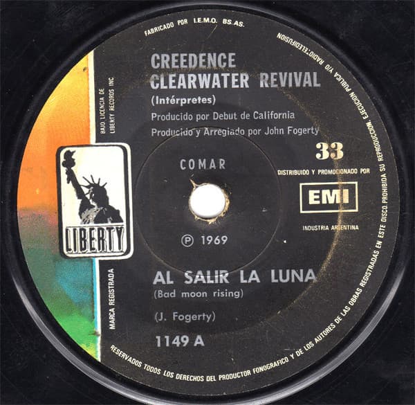 Creedence Clearwater Revival — Bad Moon Rising / Lodi
