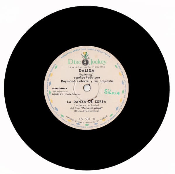 Dalida — La Danza De Zorba = La Dance de Zorba