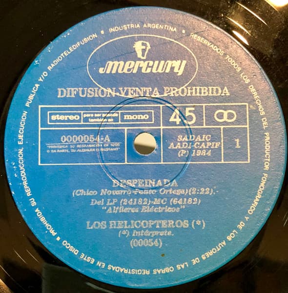 Los Helicópteros — Despeinada