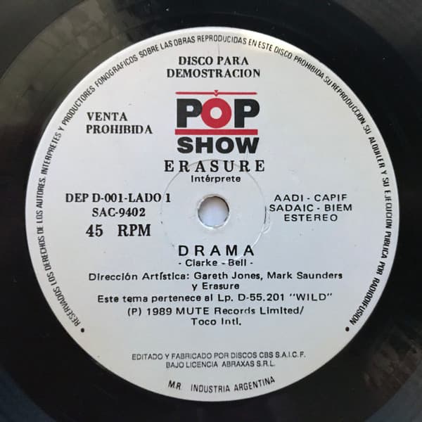 Erasure — Drama / Estrella = Star