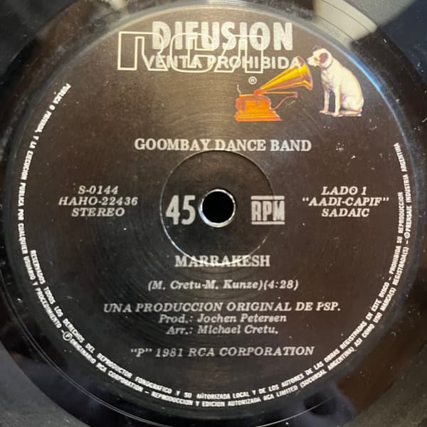 Goombay Dance Band — Siete Lagrimas = Seven Tears / Marrakesh