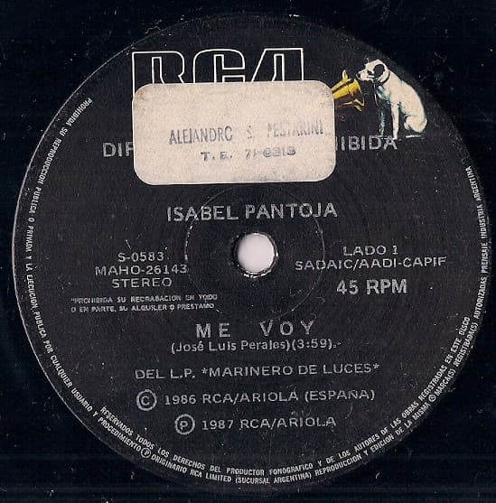 Isabel Pantoja — Me Voy