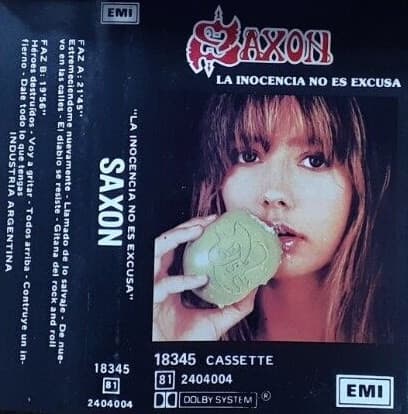 Saxon — La Inocencia No Es Excusa