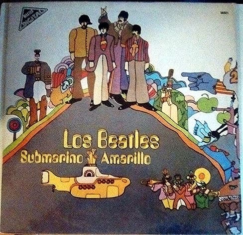 Los Beatles — Submarino Amarillo = Yellow Submarine