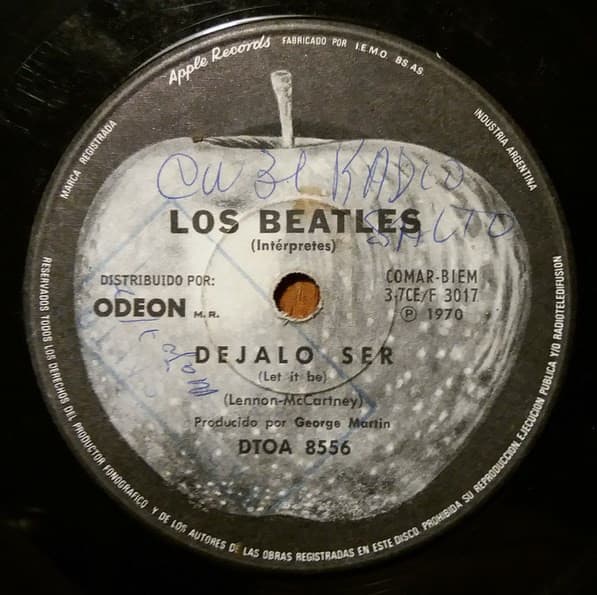 Los Beatles — Déjalo Ser = Let It Be