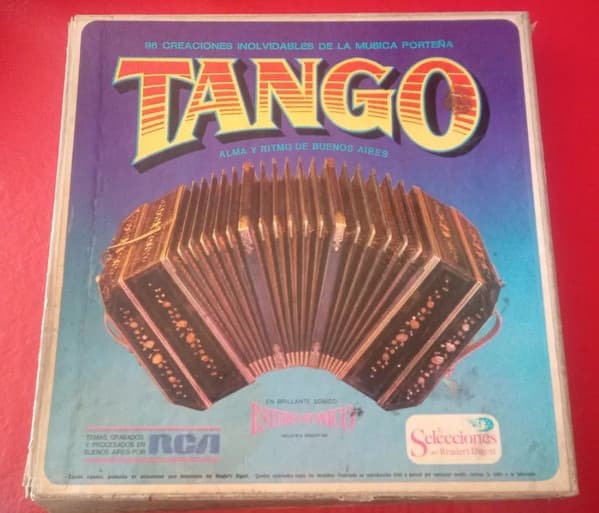 Carlos Gardel & Juan D'Arienzo & Roberto Goyeneche & Osvaldo Fresedo & Hugo Del Carril & Carlos Di Sarli & Aníbal Troilo & Ángel D'Agostino & Edmundo Rivero & Julio Sosa & Libertad Lamarque & Astor Piazzolla — 96 TANGOS Tango Alma Y Ritmo De Buenos Aires