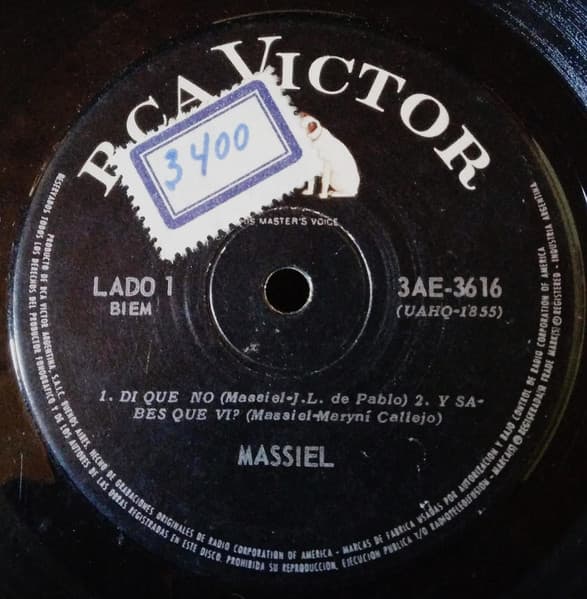 Massiel — Di Que No / ¿Y Sabes Que Vi? / Llueve / Rufo El Pescador