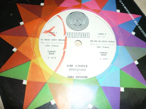 Jim Croce — Bad, Bad Leroy Brown / One Less Set Of Footsteps