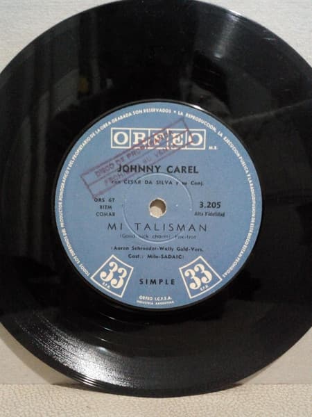 Johnny Carel — Mi Talismán - Vamos Ya