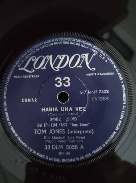 Tom Jones — Habia Una Vez = Once Upon A Time