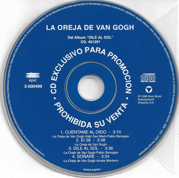 La Oreja De Van Gogh — Del Album "Dile Al Sol"