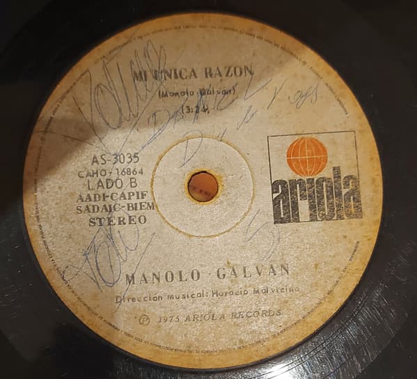 Manolo Galván — Porque Te Marchas Abuelo / Mi Unica Razon