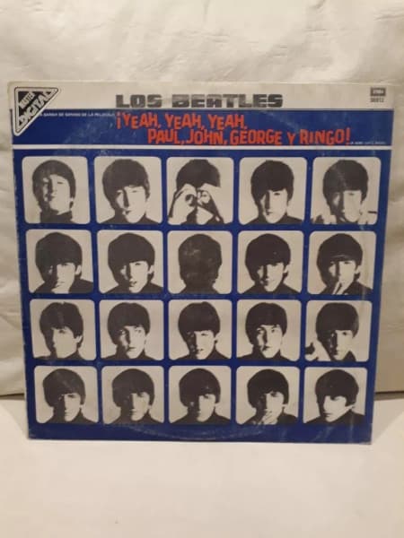 Los Beatles — Yeah Yeah Yeah, Paul, John, George Y Ringo = A Hard Day's Night
