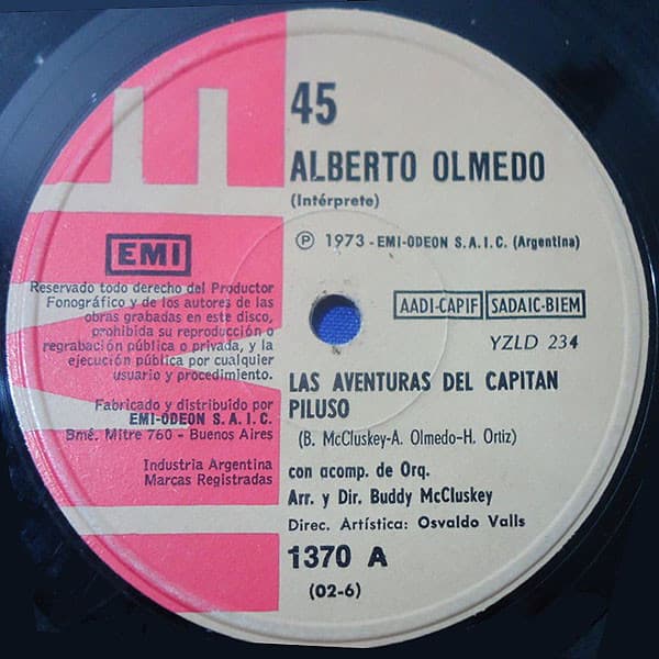 Alberto Olmedo — Las Aventuras Del Capitán Piluso