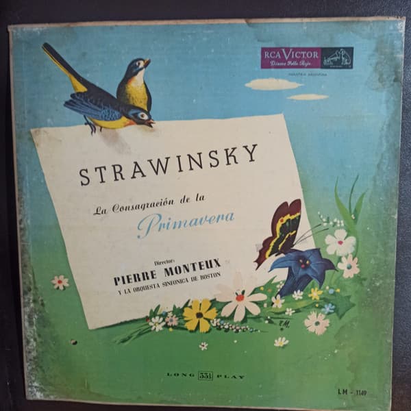 Stravinsky & Boston Symphony Orchestra & Pierre Monteux — La Consagracion De La Primavera