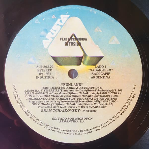 Bram Tchaikovsky — Funland