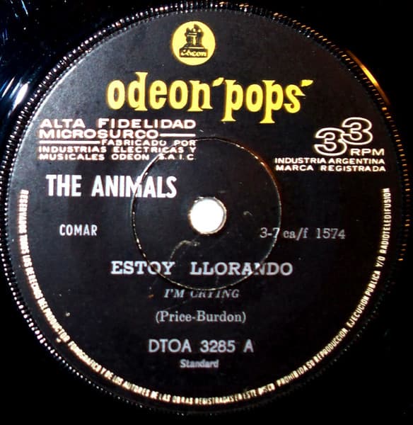 The Animals — Estoy Llorando = I'm Crying