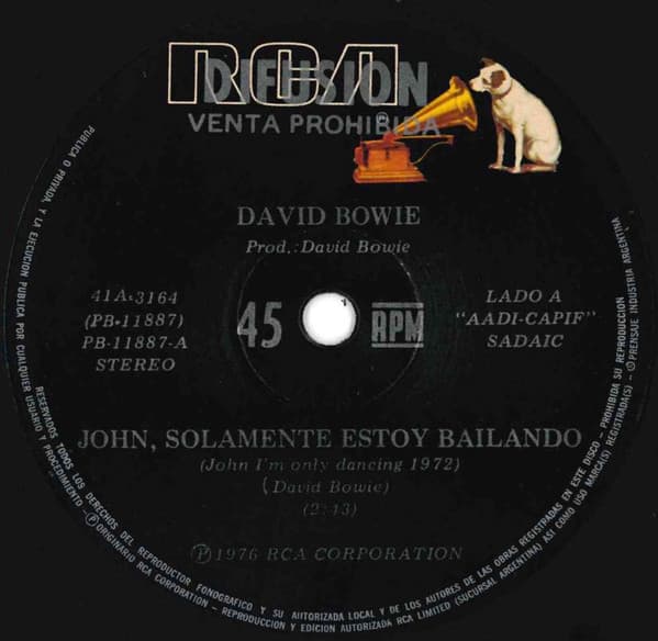 David Bowie — John, Solamente Estoy Bailando