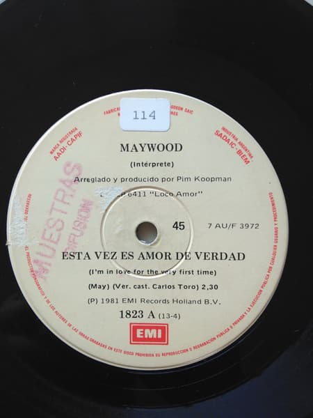 Maywood — Esta Vez Es Amor De Verdad = I'm In Love For The Very First Time / Ven A Mi = Be My Man (En Castellano)