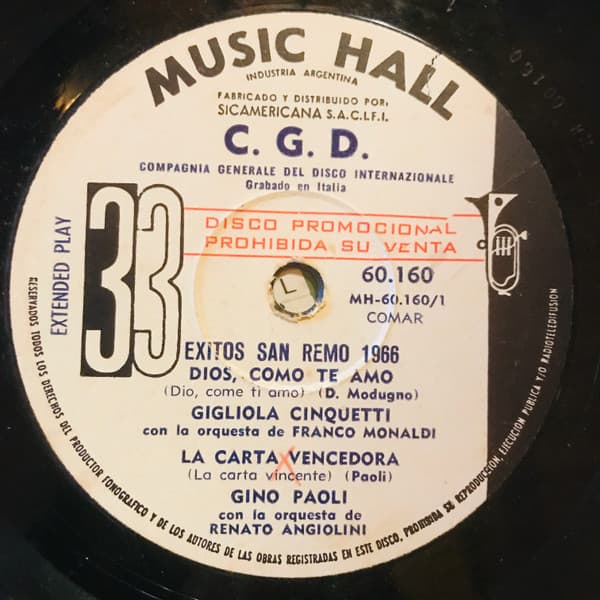 Various — Exitos San Remo 1966