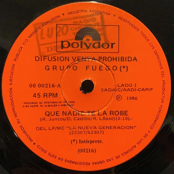 Grupo Fuego — Que Nadie Te La Robe