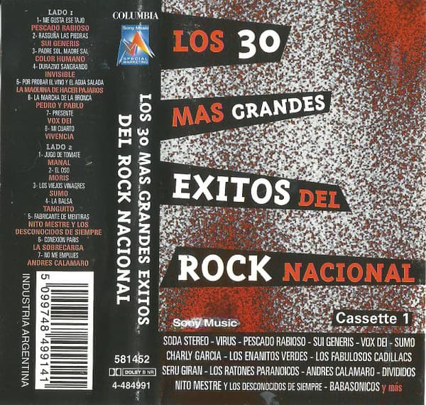 Various — Los 30 Mas Grandes Exitos Del Rock Nacional