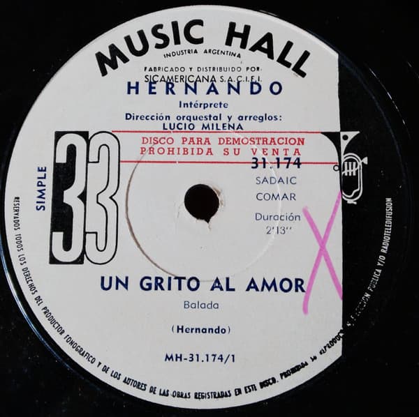 Hernando — Un Grito Al Amor / MI Reina Morena