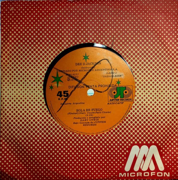 Dee D. Jackson — Bola De Fuego = Fireball