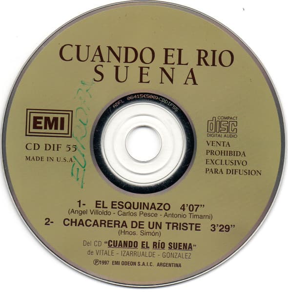 Vitale & Izarrualde & Gonzalez — Cuando El Rio Suena