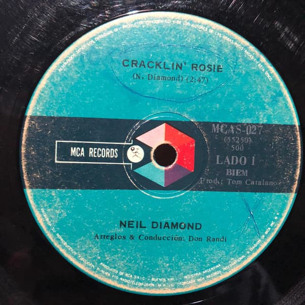 Neil Diamond — Cracklin' Rosie / Lordy