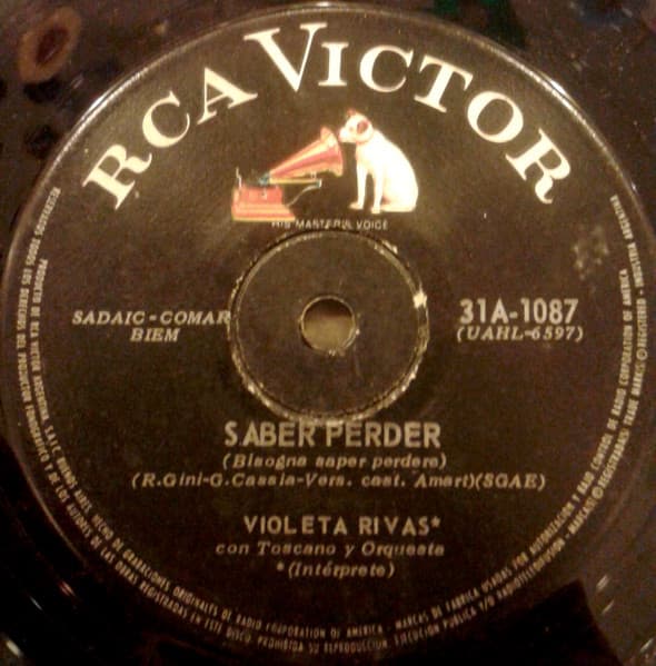 Violeta Rivas — Saber Perder / Cuando Digo Que Te Amo