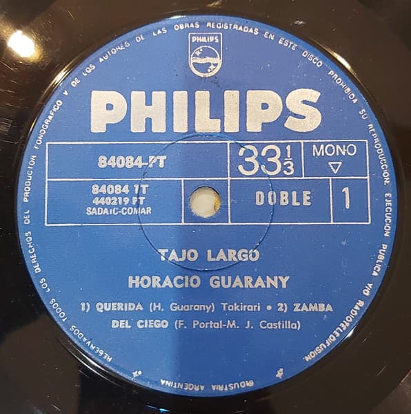 Horacio Guarany — Tajo Largo