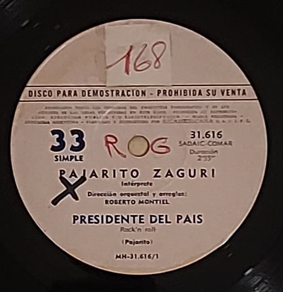 Pajarito Zaguri — Presidente Del Pais / Hombre Sin Nombre