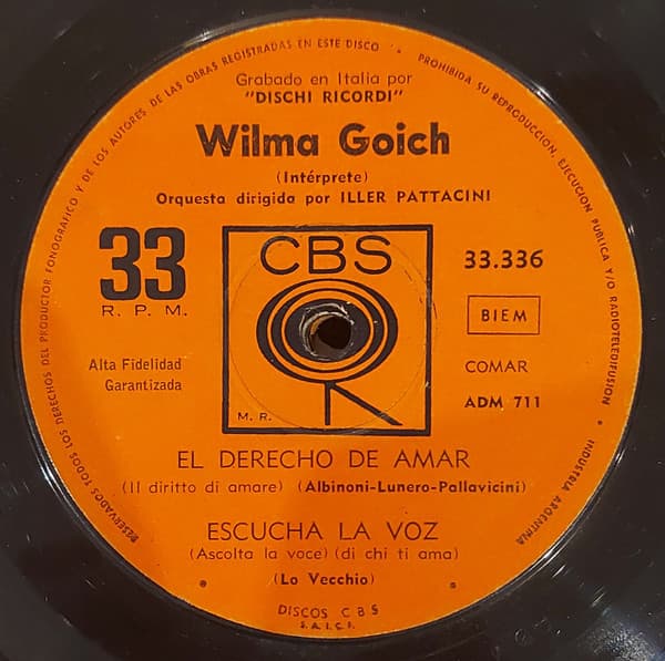 Wilma Goich — El Derecho De Amar / Escucha La Voz / En Una Flor / Me Dejas Sola Con Un Beso