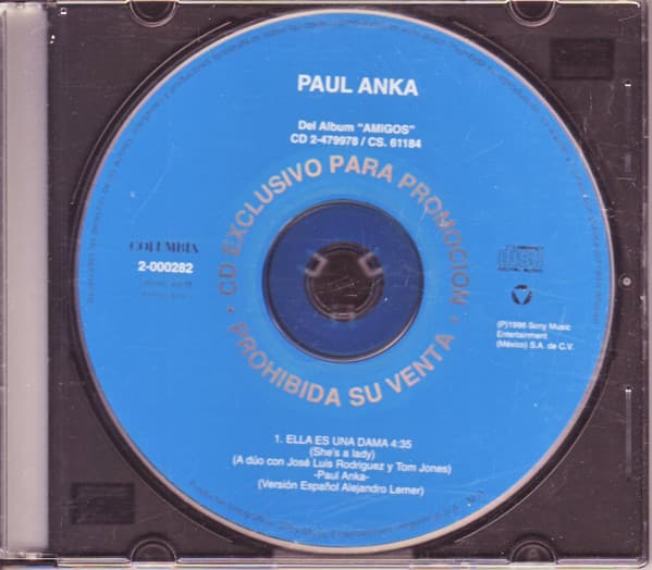 Paul Anka & José Luis Rodríguez & Tom Jones — Ella Es Una Dama