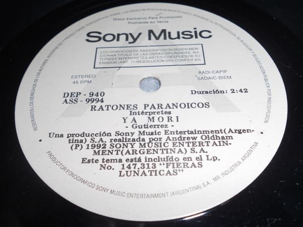 Ratones Paranoicos — Ya Mori / La Nave