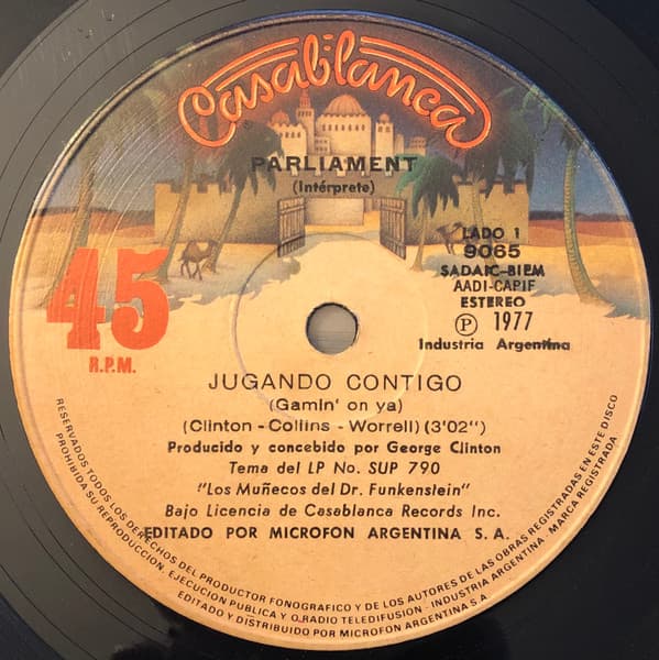 Parliament — Jugando Contigo = Gamin' On Ya