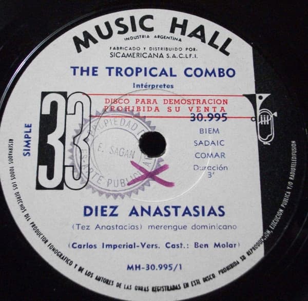 The Tropical Combo — Diez Anastasias / Cuchillo De Palo